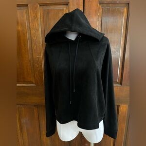 Tahari Suedecloth Hoodie
